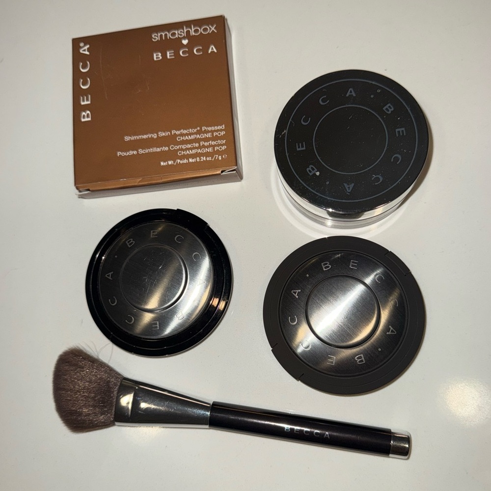 Becca Cosmetics Makeup Bundle + Brush – $165 Value